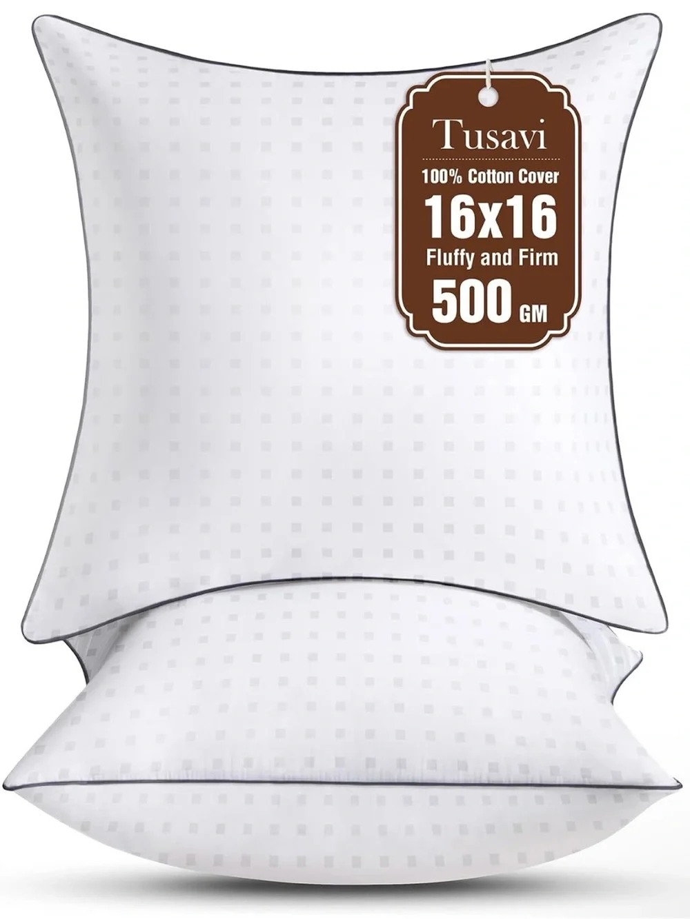 Decorative Pillow Inserts Set of 2 – White 100% Cotton Throw Pillow Inserts -NWT